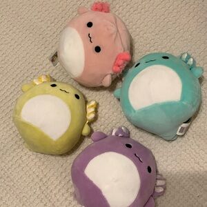 Squishmallow Axolotl Set of Four